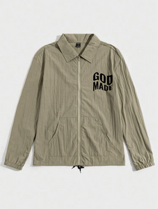 God Made Lightweight Tan Jacket