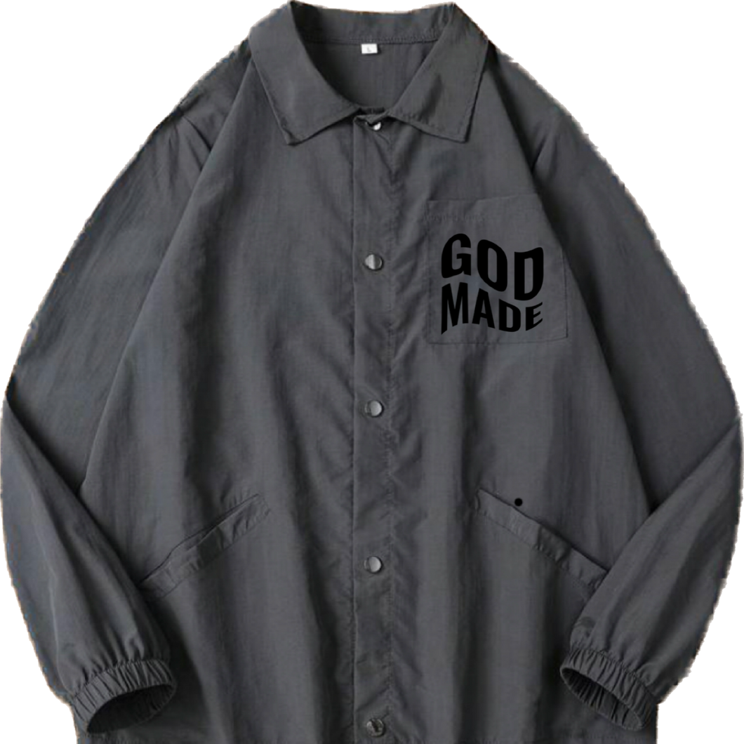 God Made Lightweight Grey Jacket