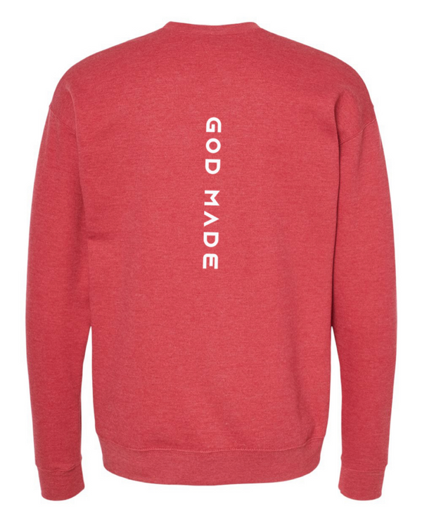 God Made Heather Red Sweater