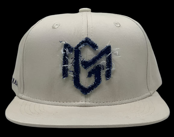 Exclusive Cream Snapback with Denim GM