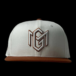GM Brown/White Snapback