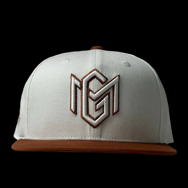 GM Brown/White Snapback