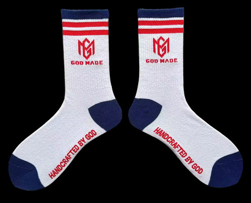 Red, White, Blue Socks