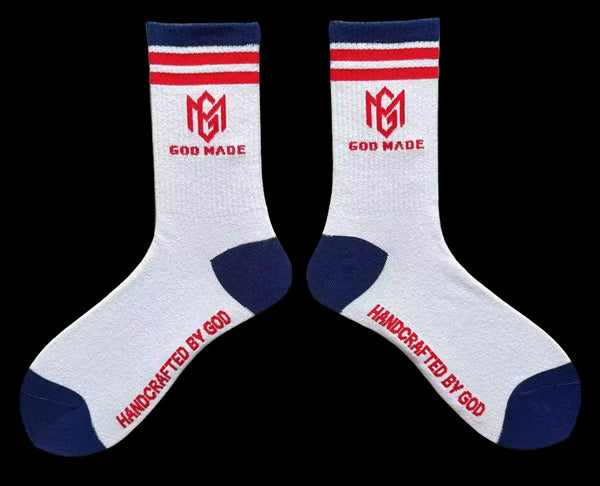 Red, White, Blue Socks