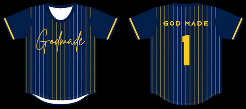 God Made Pin Stripe Jersey