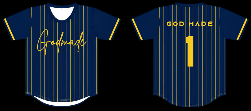 God Made Pin Stripe Jersey