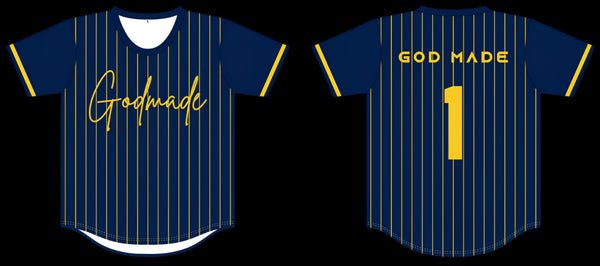 God Made Pin Stripe Jersey