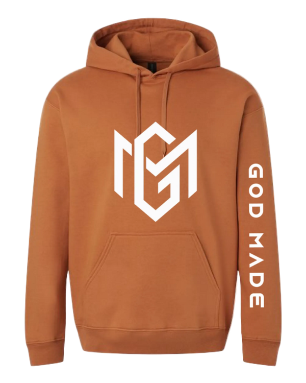 God Made Texas Orange Hoodie