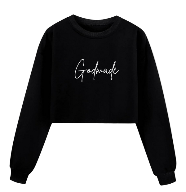 Women's God Made Crop Top