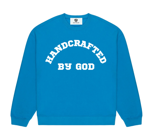 God Made Blue Crewneck