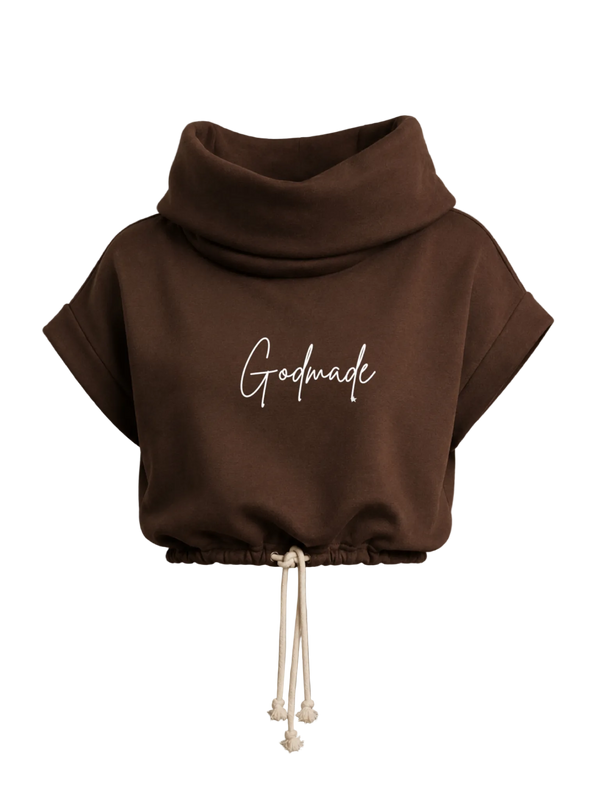 Denimoi High Neck Hooded & Sweatpants
