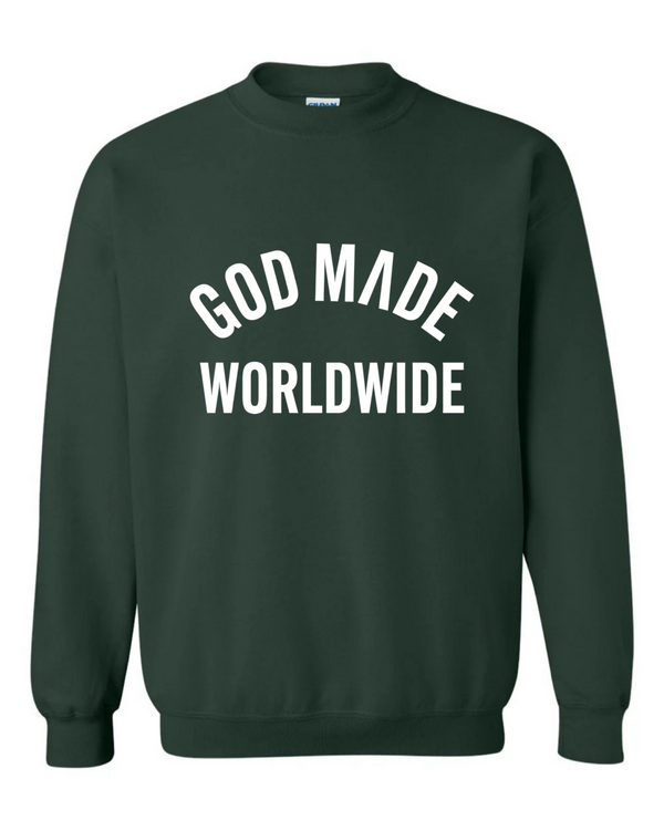God Made Worldwide Crewnecks