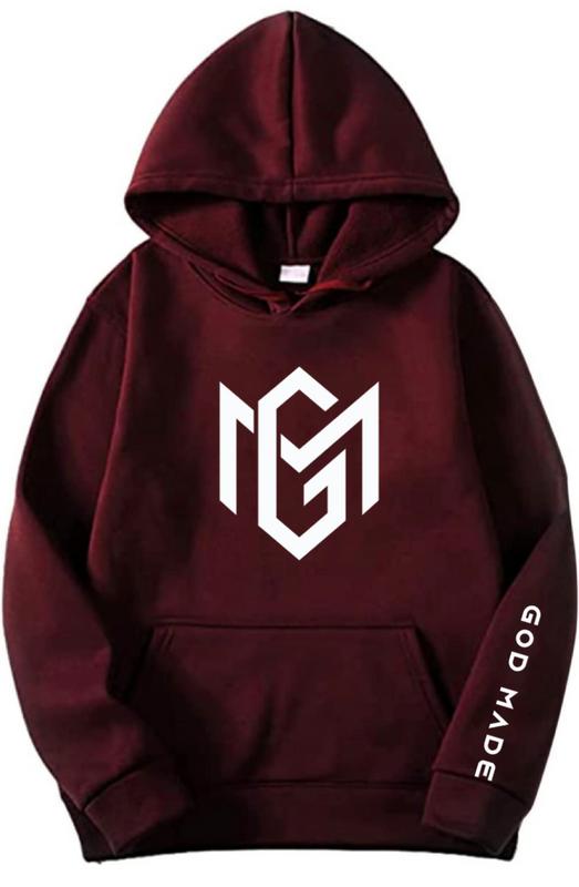 God Made Maroon Hoodie