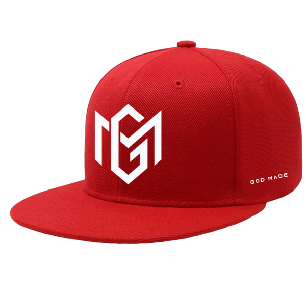 God Made 3D Red Snapback