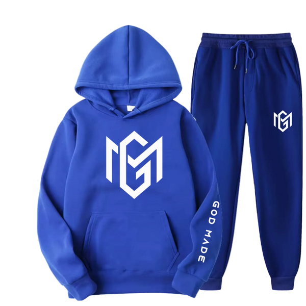 God Made Royal Blue Jogger Set