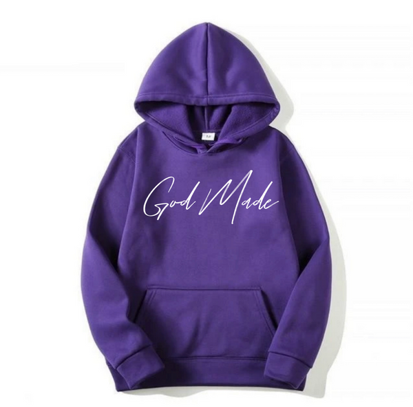God Made Purple Hoodie