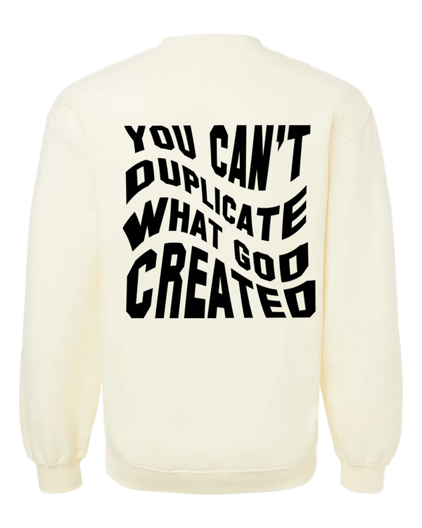 God Made Off White Crewneck