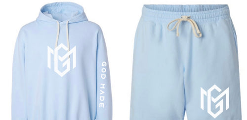 Hydrangea Garment-Dyed Lightweight Fleece Sweat Short Set