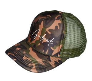 God Made Camo Trucker is Hat