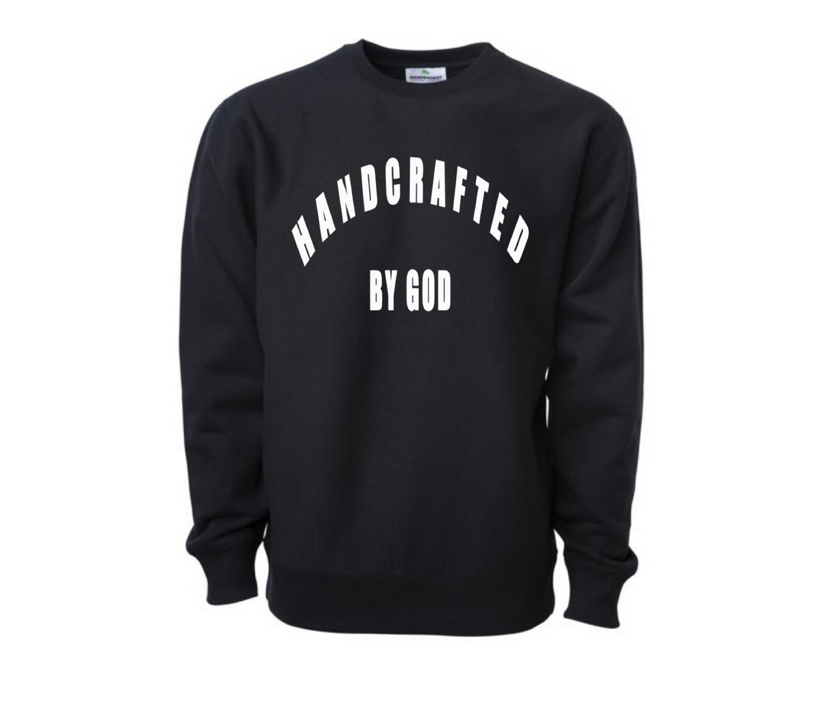 Handcrafted By God Sweater – God Made Merch, LLC.